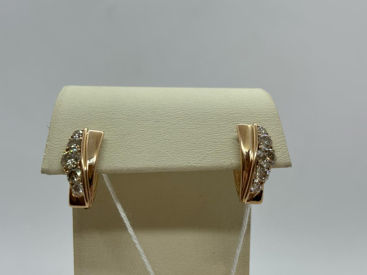 СЕРЬГИ БРИЛЛИАНТ (Au 585)