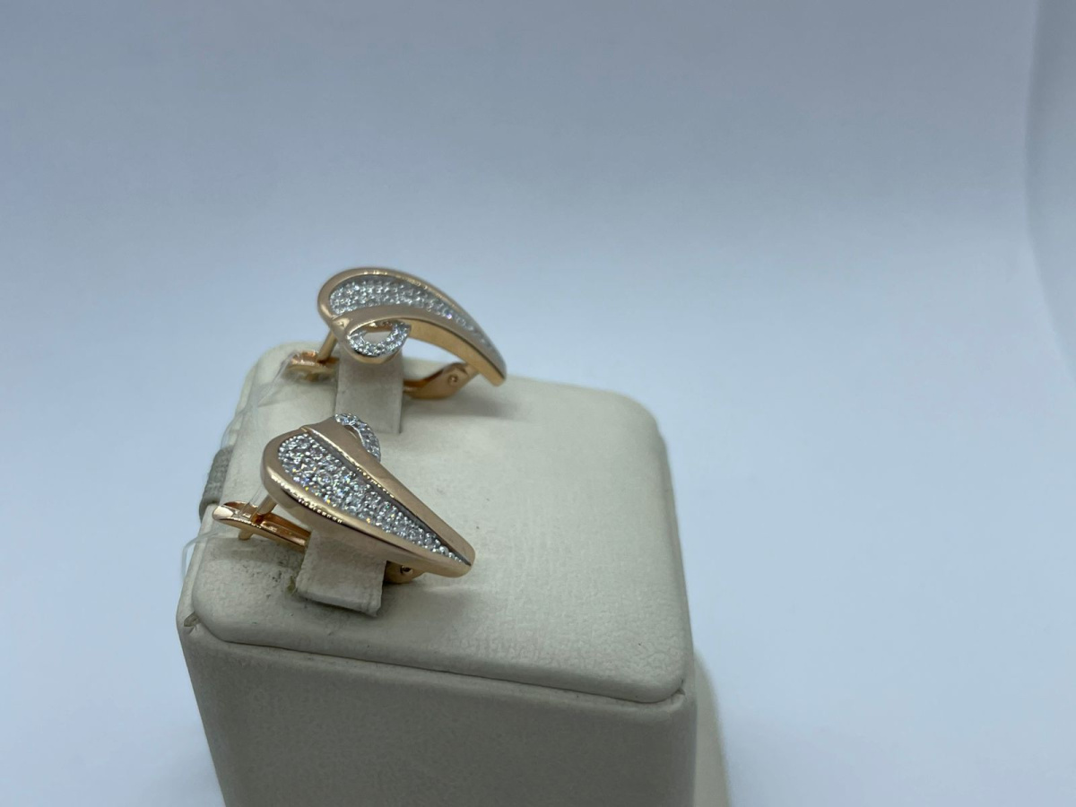 СЕРЬГИ С КАМНЯМИ (Au 585)