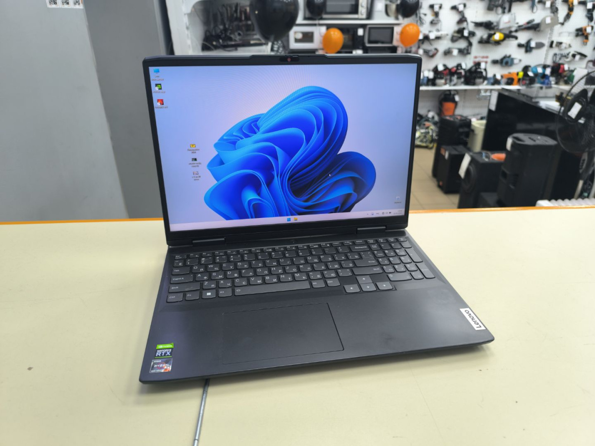 Ноутбук Lenovo; Ryzen 7 6800H, GeForce RTX 3050 Ti, 16 Гб, 1 Tb, Нет