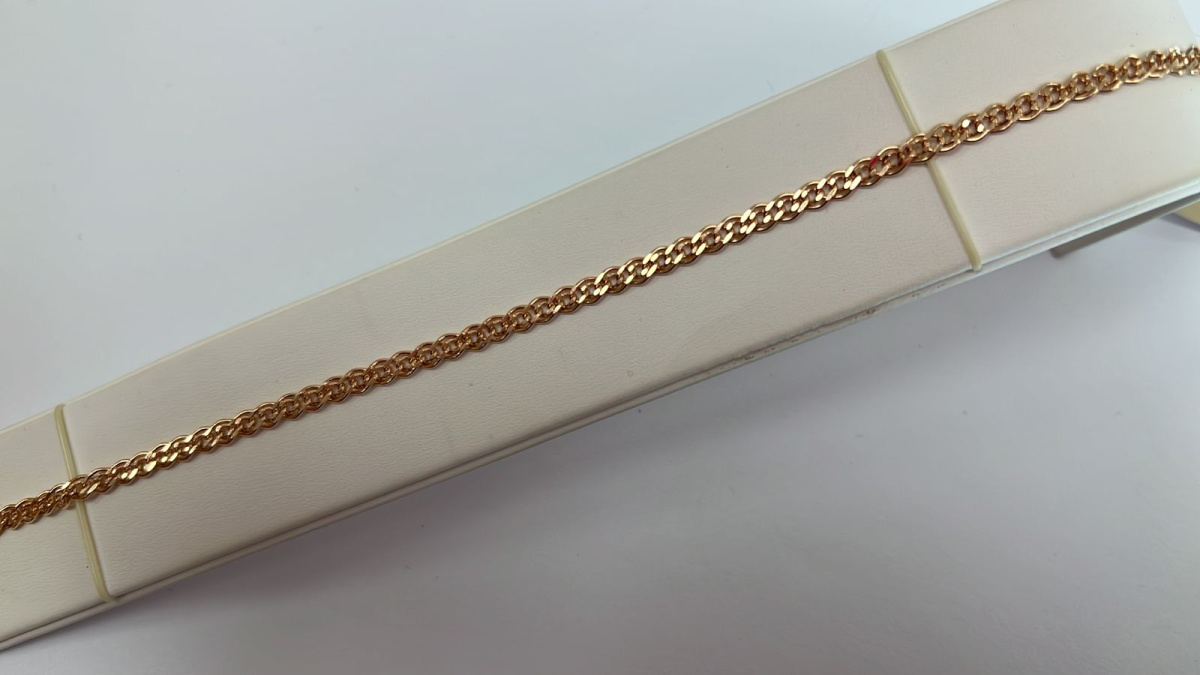 7060155-21 БРАСЛЕТ ПОЛНОВЕСНЫЙ Нона (Au 585)