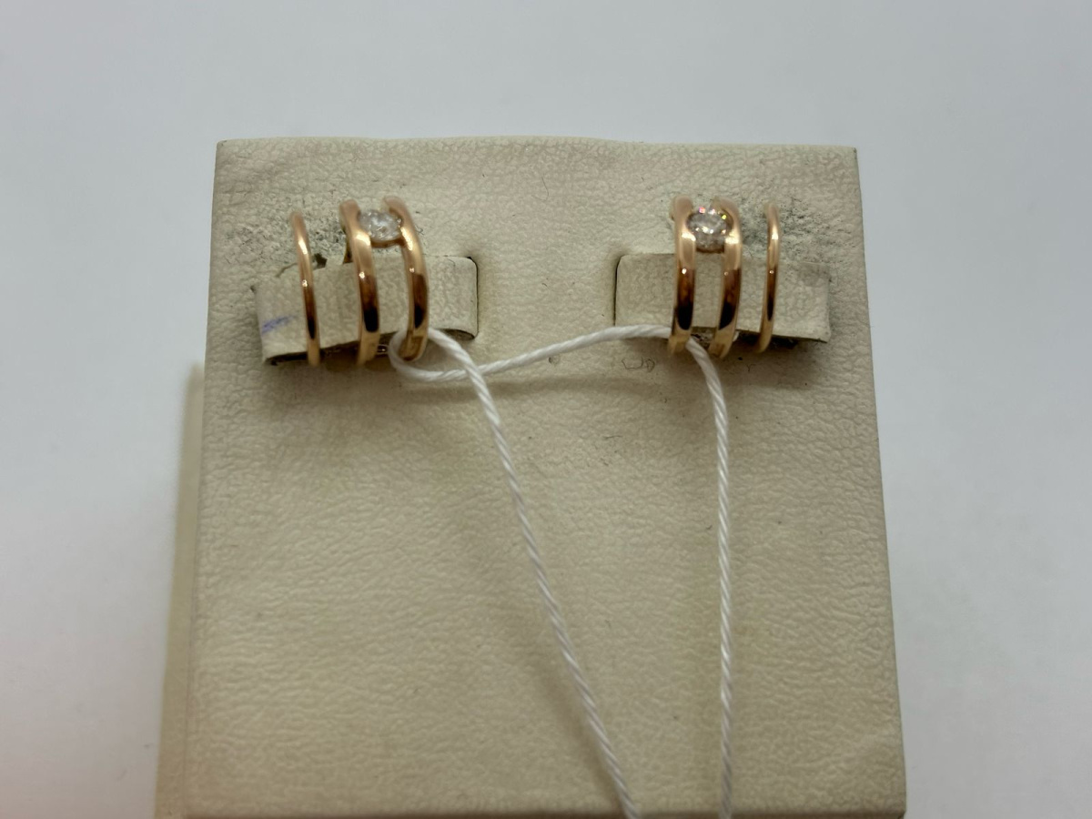 СЕРЬГИ БРИЛЛИАНТ (Au 585)