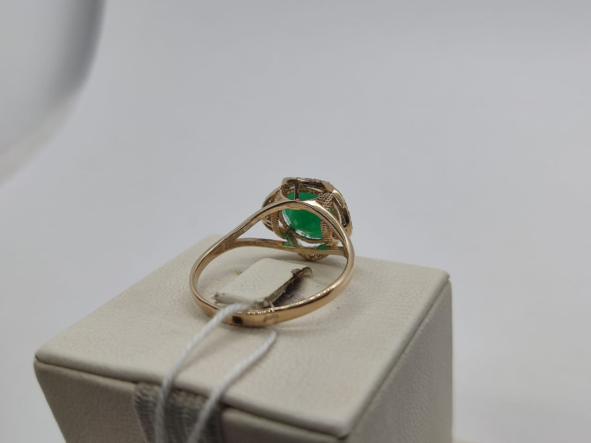 КОЛКМИ585 КОЛЬЦО С КАМНЯМИ (Au 585)