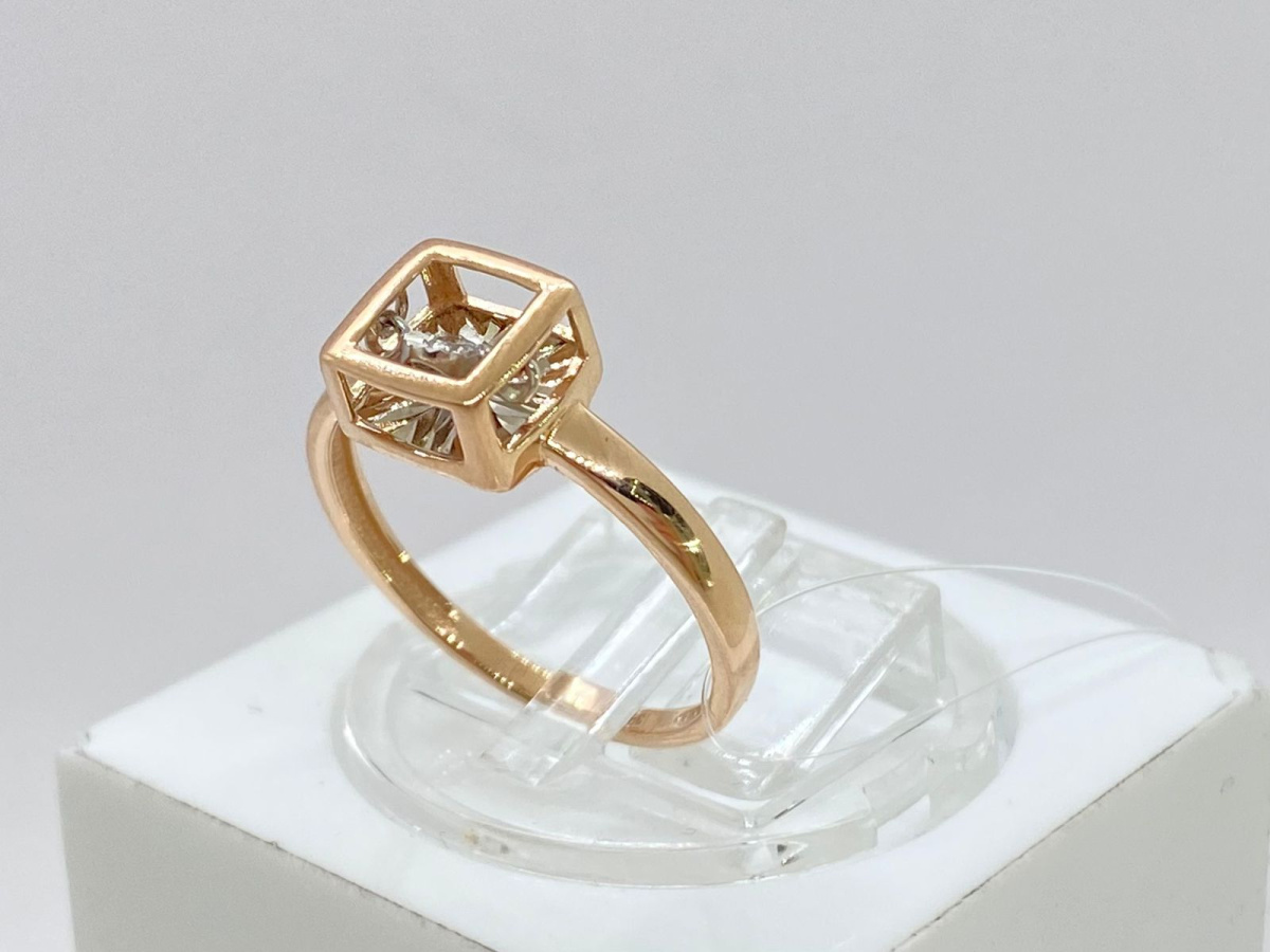 01-11-5704-11-00 КОЛЬЦО БРИЛЛИАНТ (Au 585)