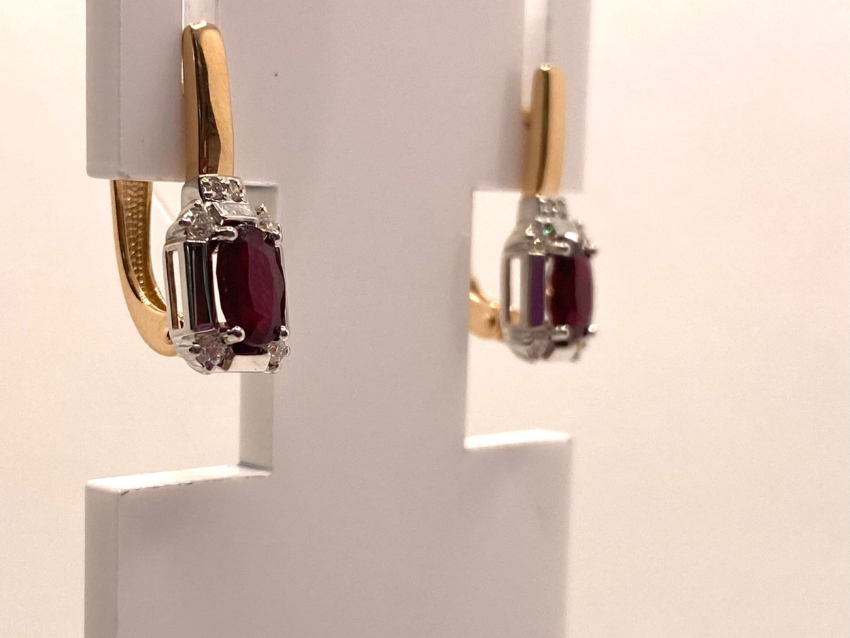 СЕРЬГИ БРИЛЛИАНТ (Au 585)