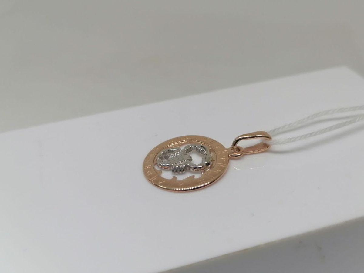 ПОДВЕСКА ЗНАК ЗОДИАКА СКОРПИОН Au 585 ПОДВЕСКА ЗНАК ЗОДИАКА СКОРПИОН Au 585