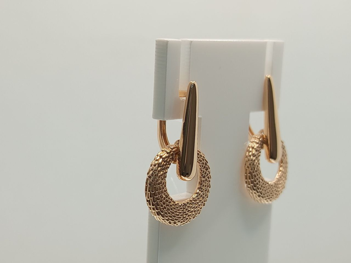 СЕРЬГИ БЕЗ КАМНЯ (Au 585)