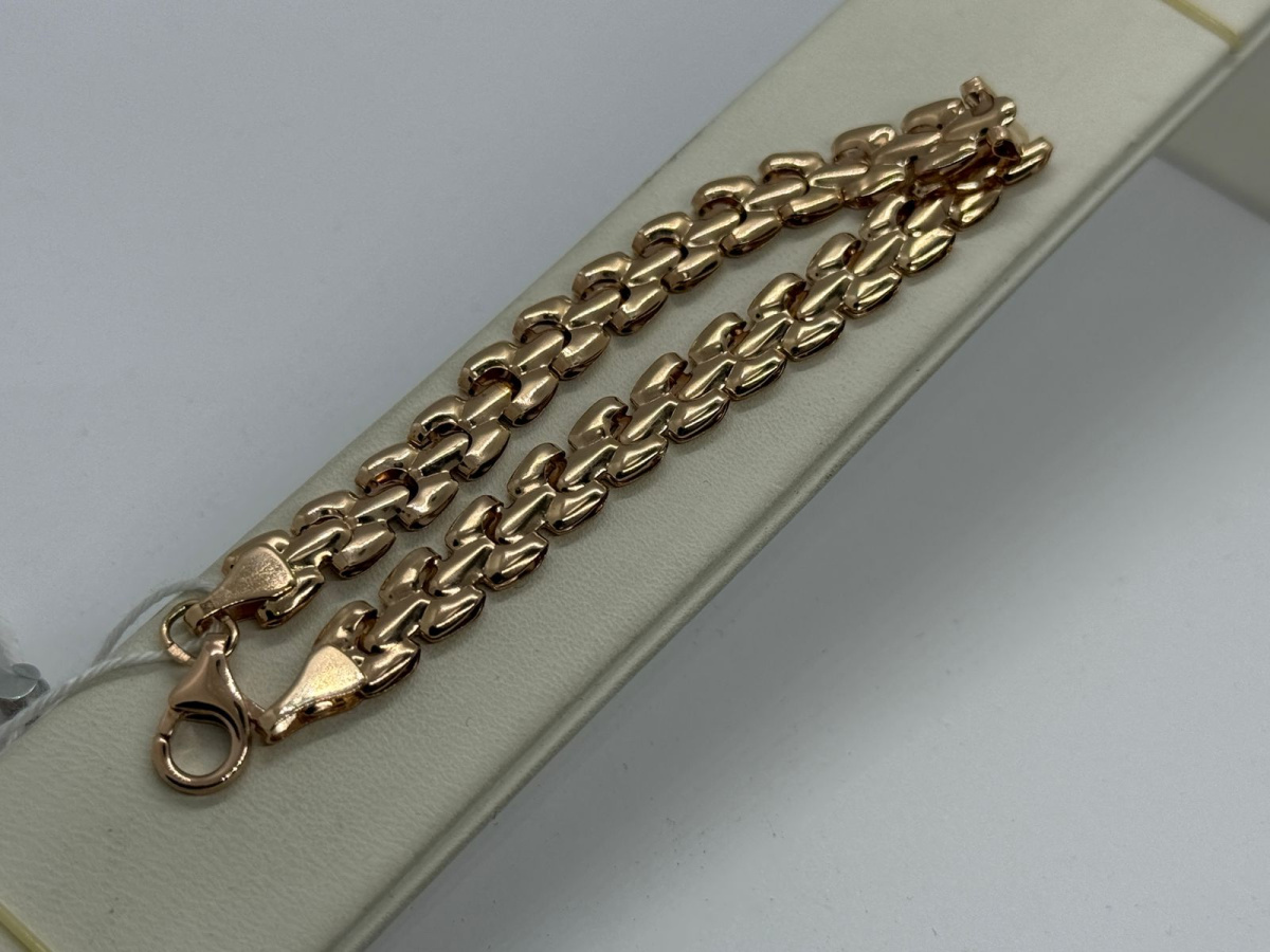 БРАСЛЕТ ПОЛНОВЕСНЫЙ Штамповка Au 585