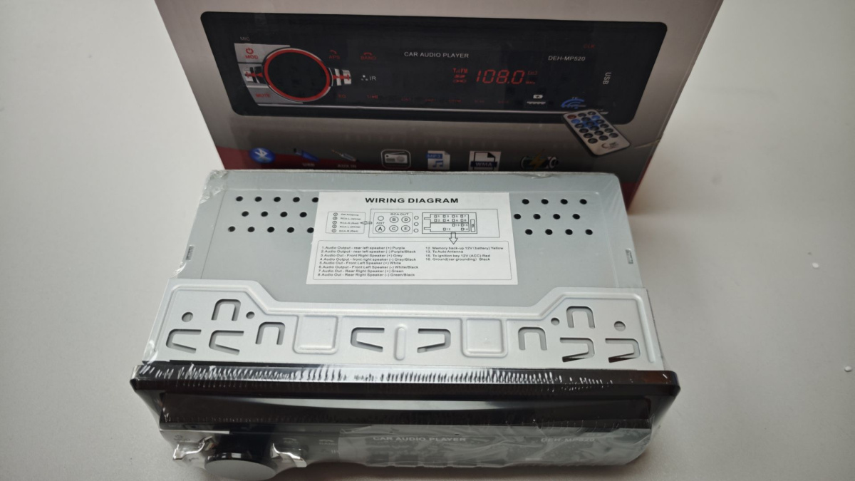 Автомагнитола Pioneeirok DEHMP-520