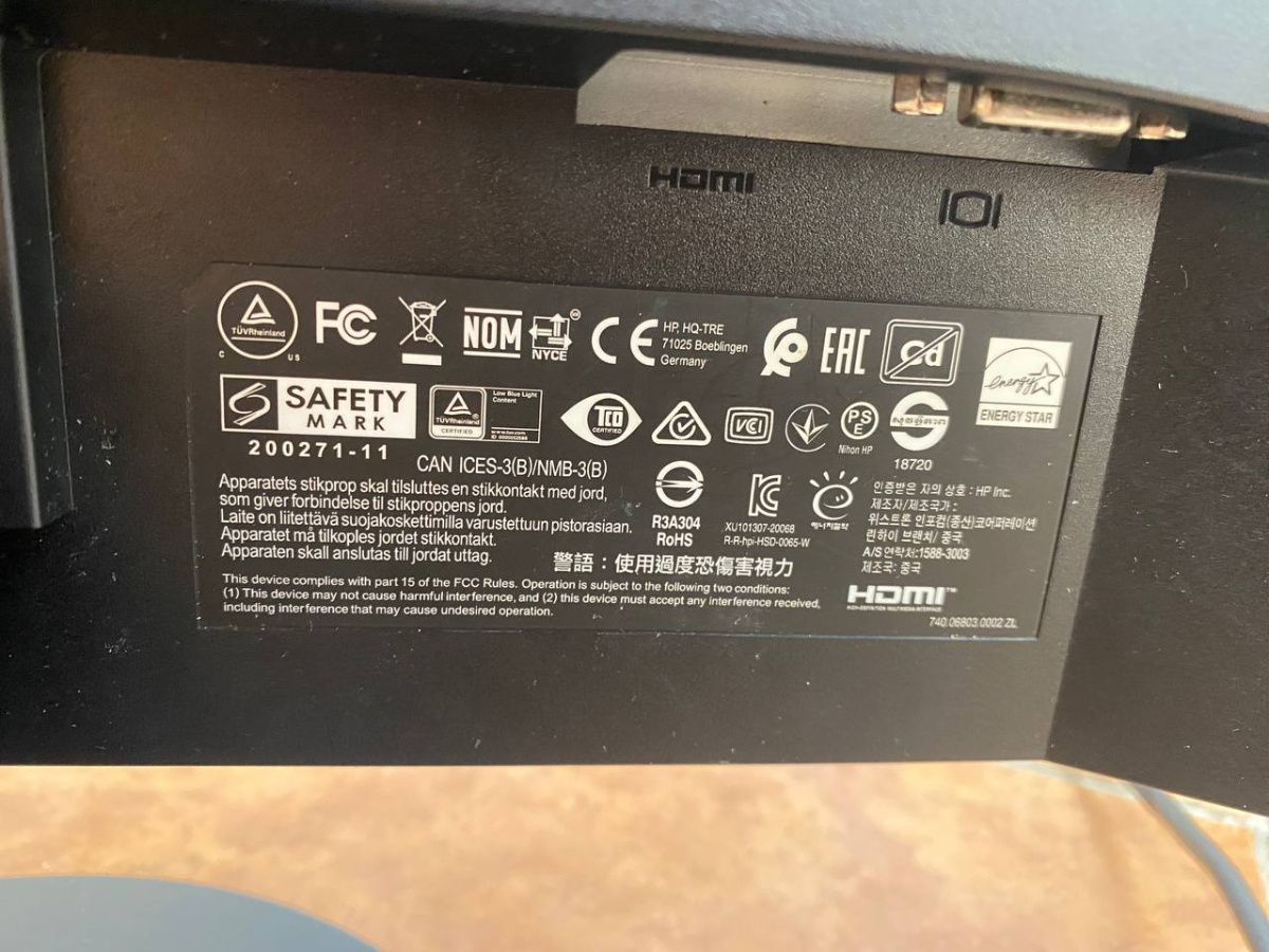 Монитор HP V22 FHD