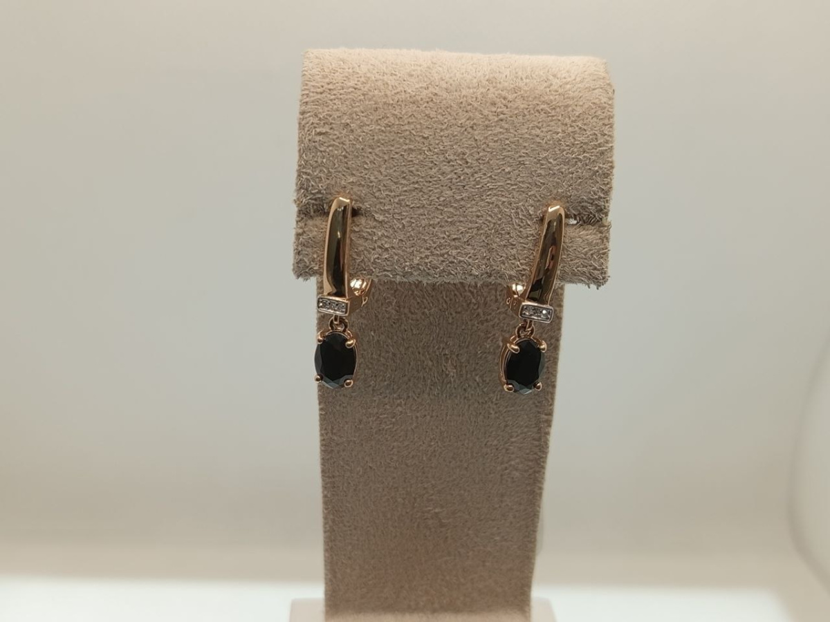 СЕРЬГИ ШПИНЕЛЬ (Au 585)