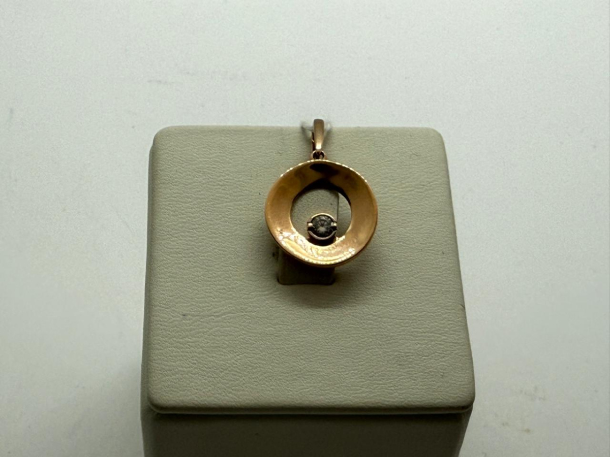 ПОДКМ585 ПОДВЕСКА С КАМНЕМ (Au 585)