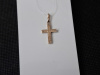 ПОДВЕСКА КРЕСТ с камнями (Au 585)