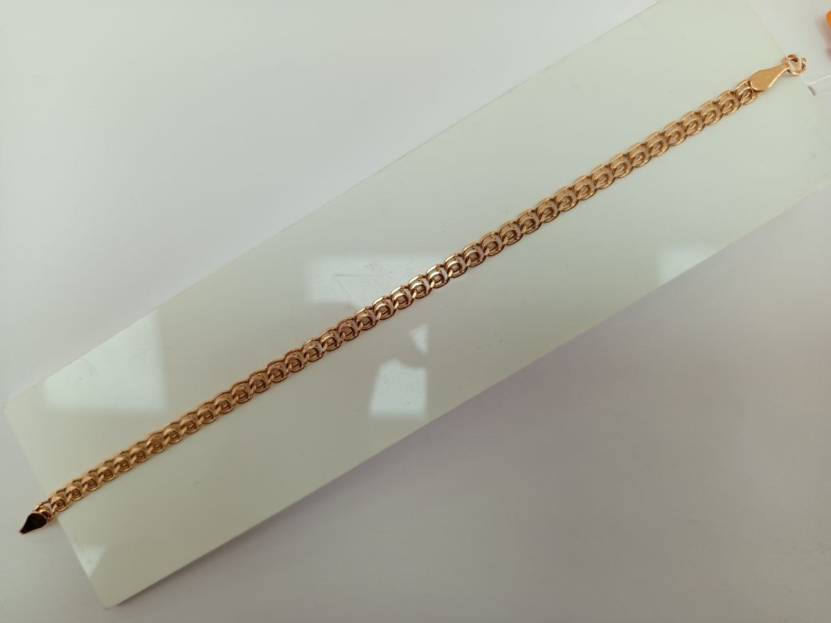 БРАСЛЕТ ПОЛНОВЕСНЫЙ Лав Au 585