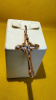 ПОДКБК585 ПОДВЕСКА КРЕСТ БЕЗ КАМНЯ (Au 585)