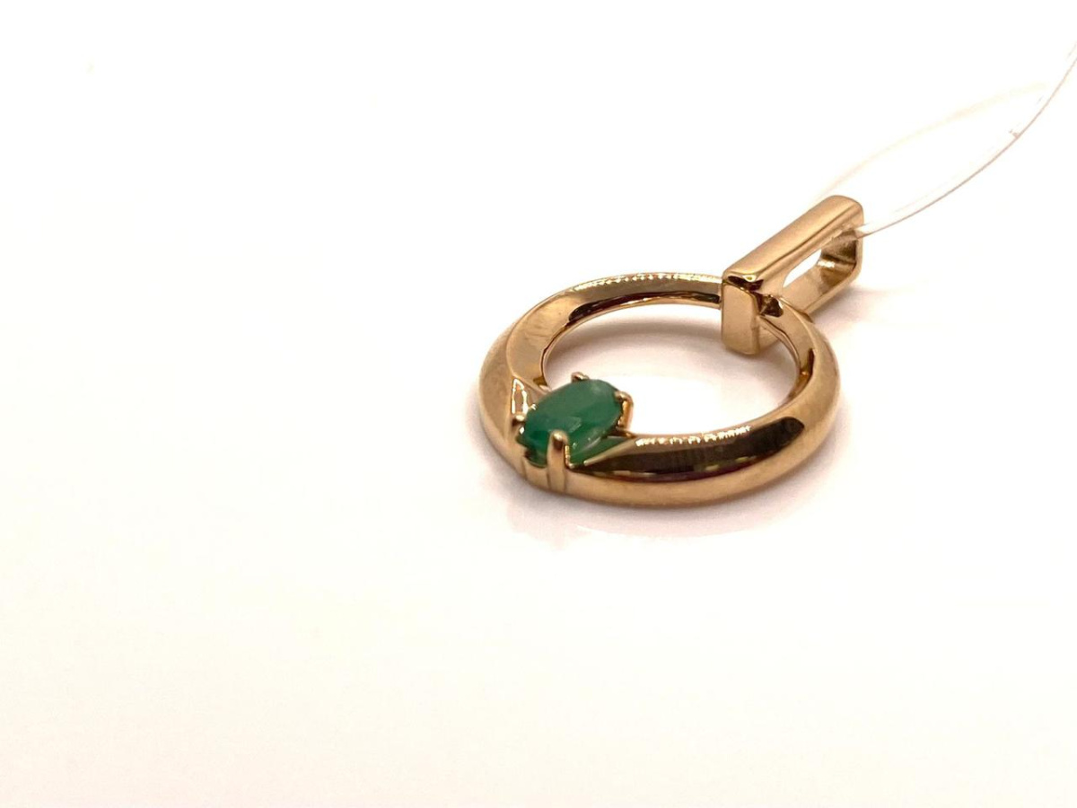 ПОДВЕСКА ИЗУМРУД (Au 585)