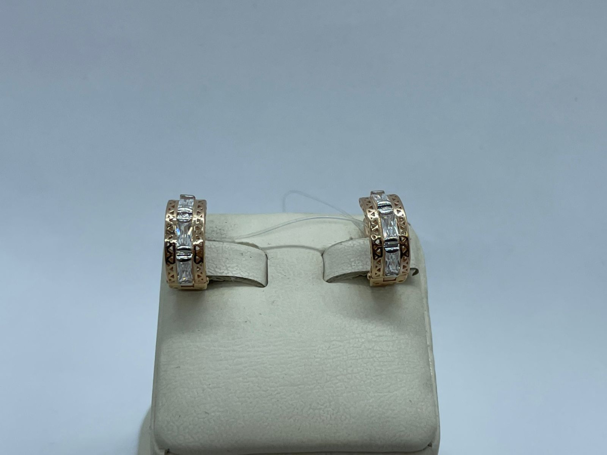 СЕРЬГИ С КАМНЯМИ (Au 585)