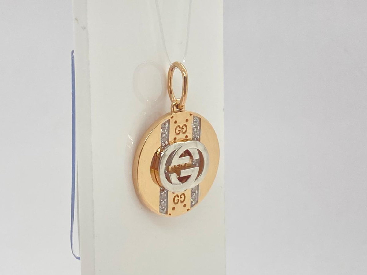 ПОДВЕСКА С КАМНЯМИ (Au 585)