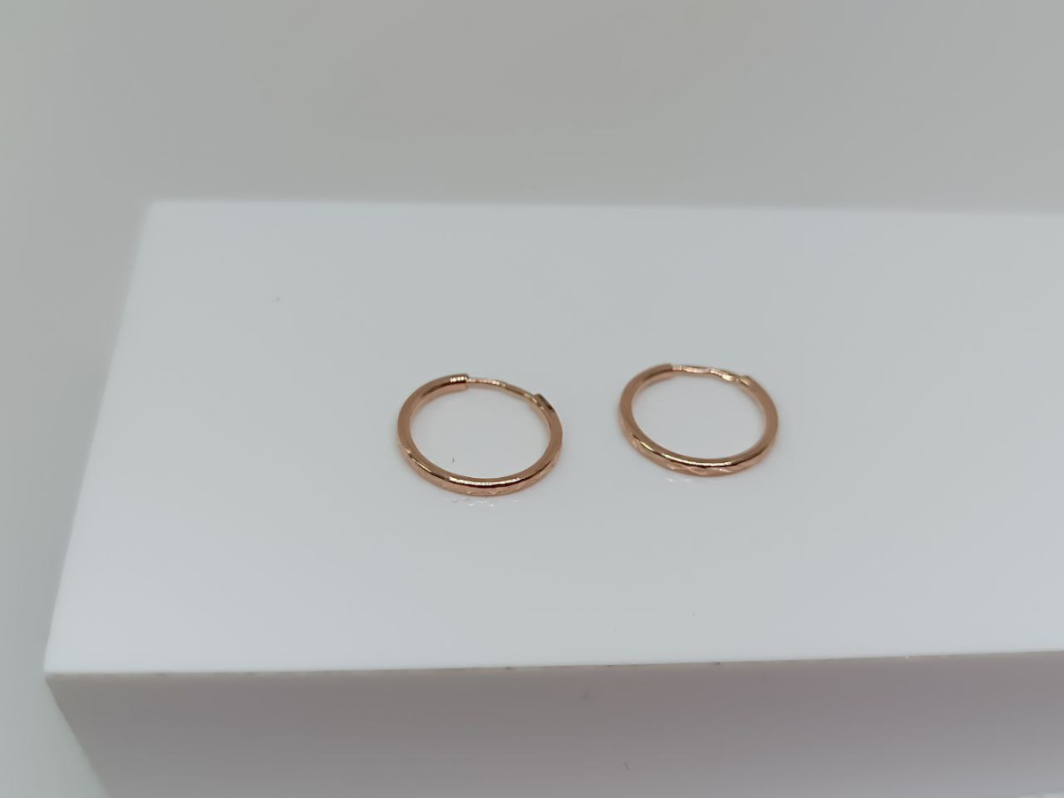 СКОН585 СЕРЬГИ КОНГО (Au 585)