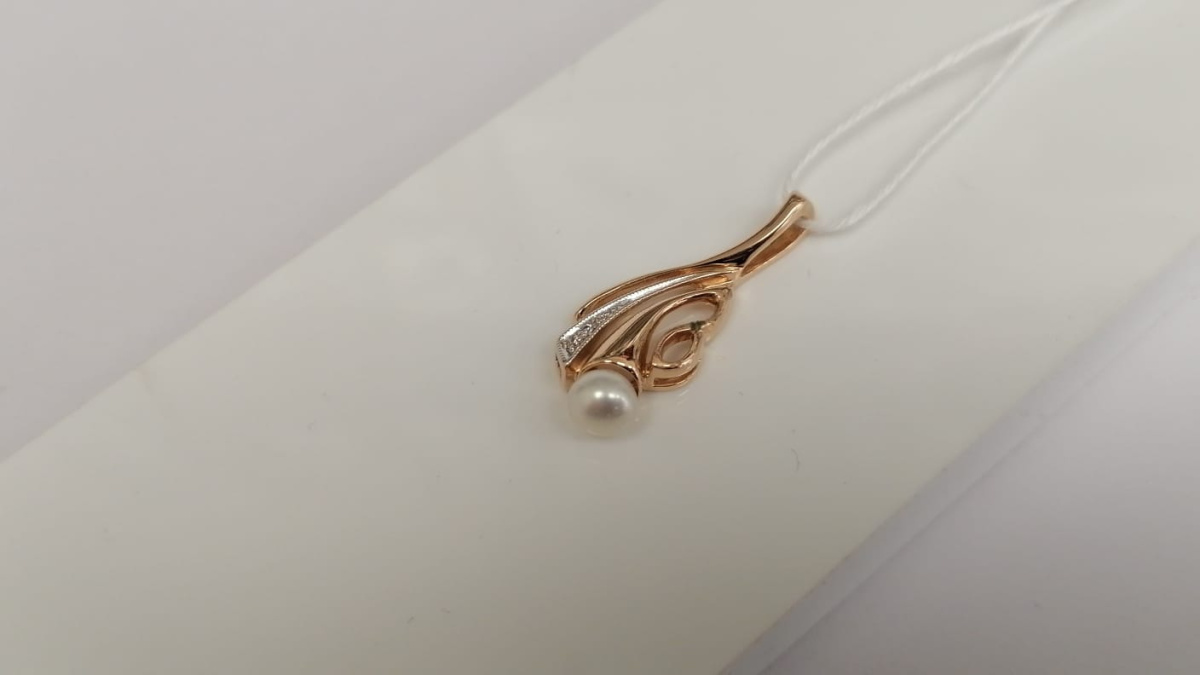 ПОДВЕСКА С КАМНЯМИ (Au 585)