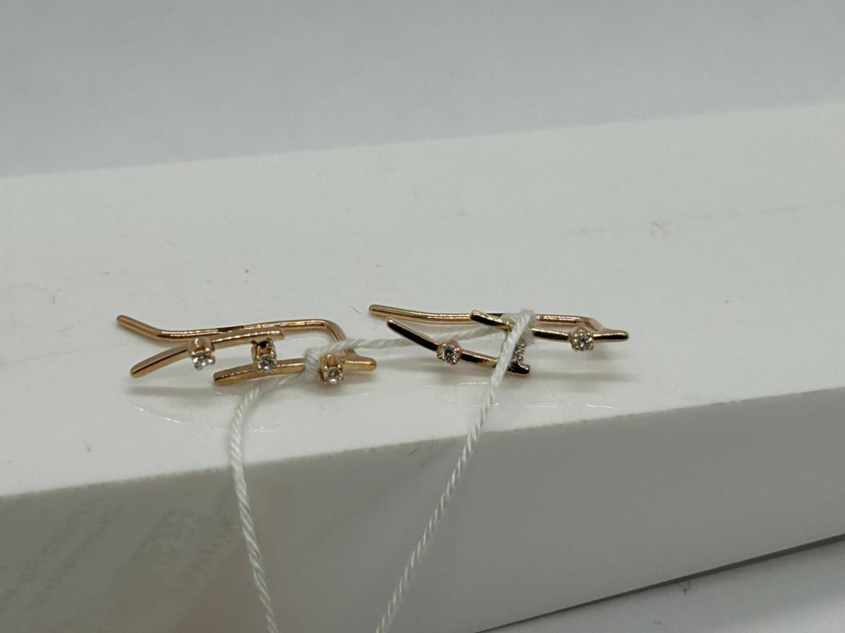 С СЕРЬГИ КАФФЫ (Au 585)