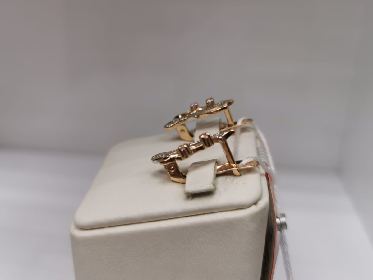 СЕРЬГИ С КАМНЯМИ (Au 585)