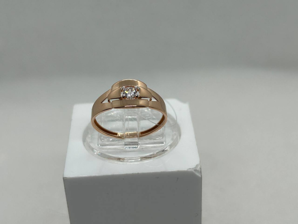 КОЛЬЦО С КАМНЯМИ (Au 585)