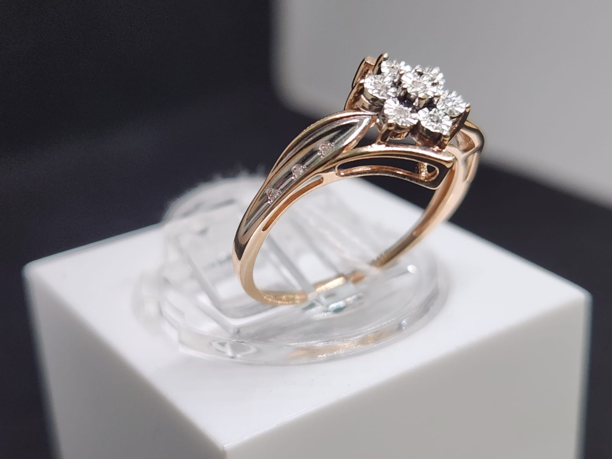 КОЛЬЦО БРИЛЛИАНТ Au 585