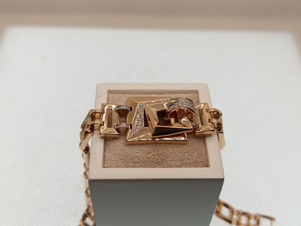 БРАСЛЕТ ФАНТАЗИЯ с камнями (Au 585)