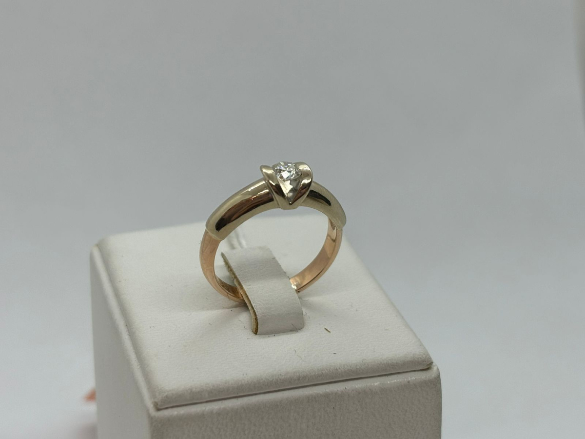 КОЛЬЦО БРИЛЛИАНТ Au 585