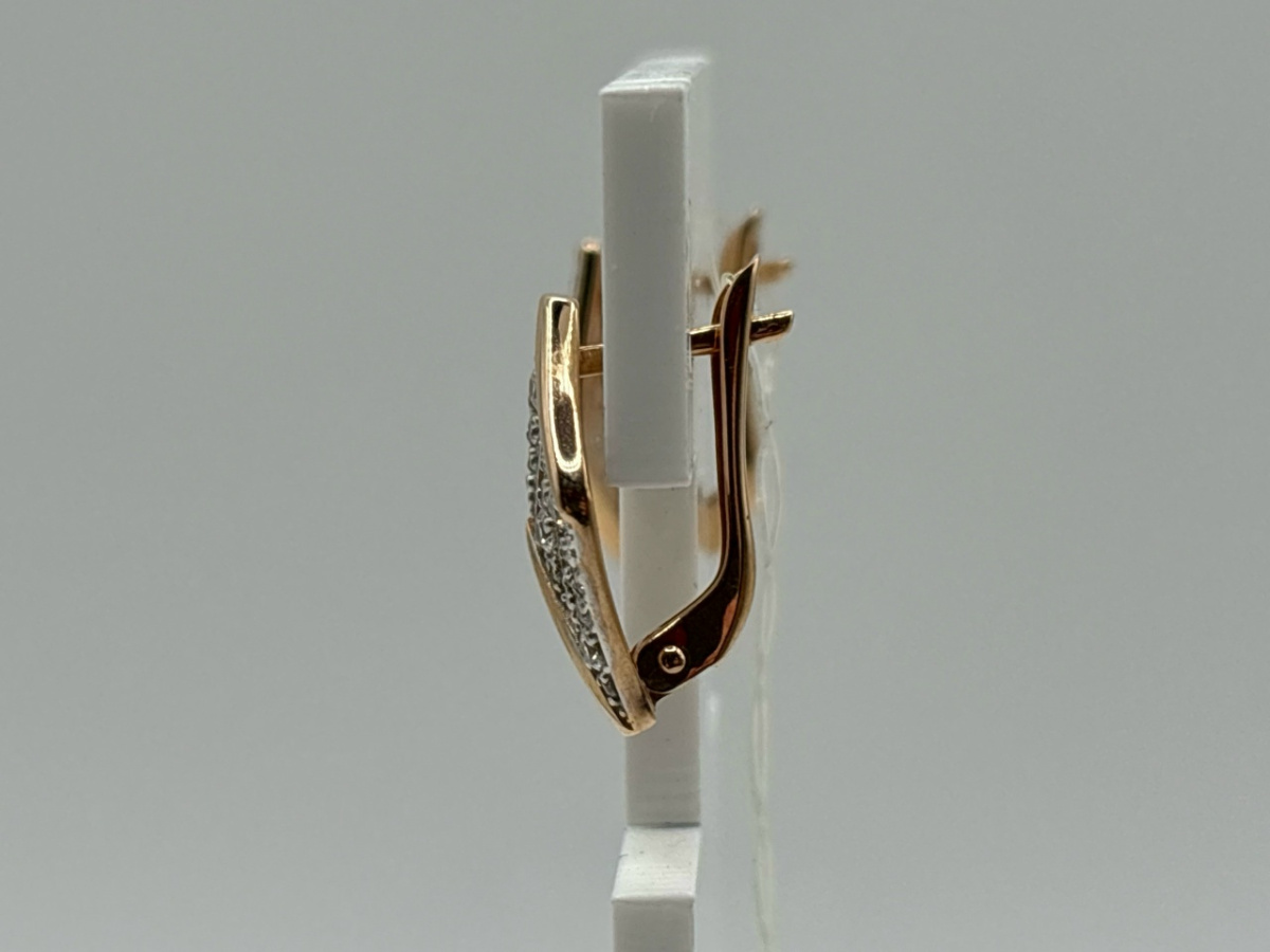 СЕРЬГИ С КАМНЯМИ (Au 585)