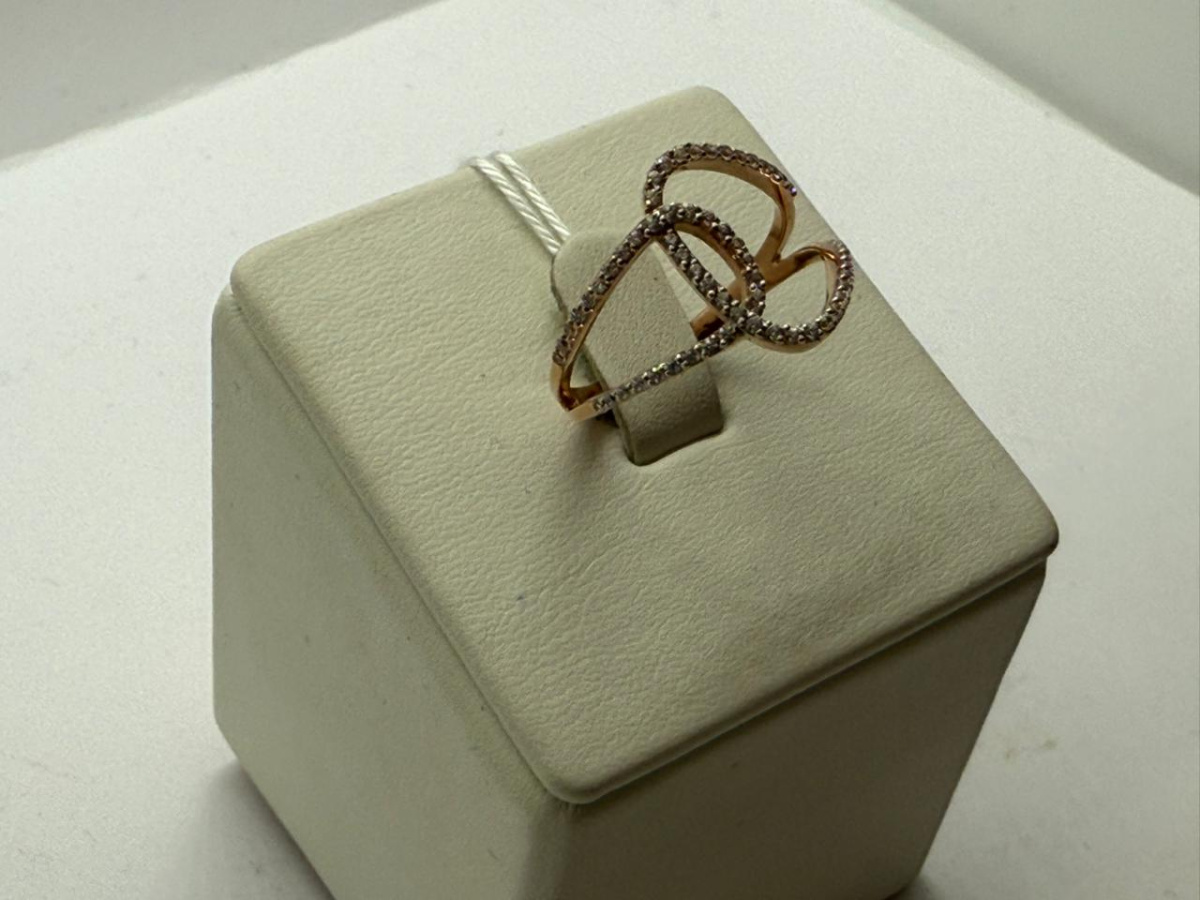 КОЛКМИ585 КОЛЬЦО С КАМНЯМИ (Au 585)