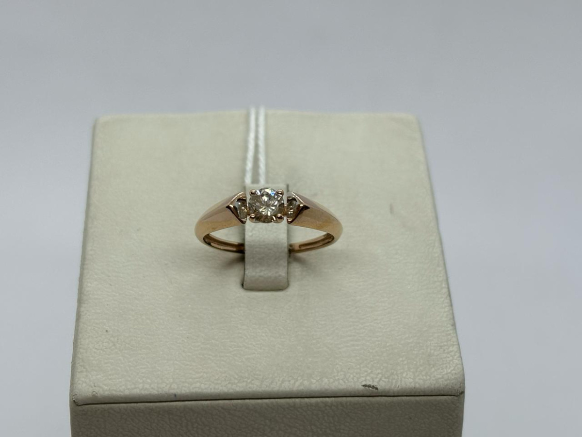 КОЛЬЦО БРИЛЛИАНТ Au 585