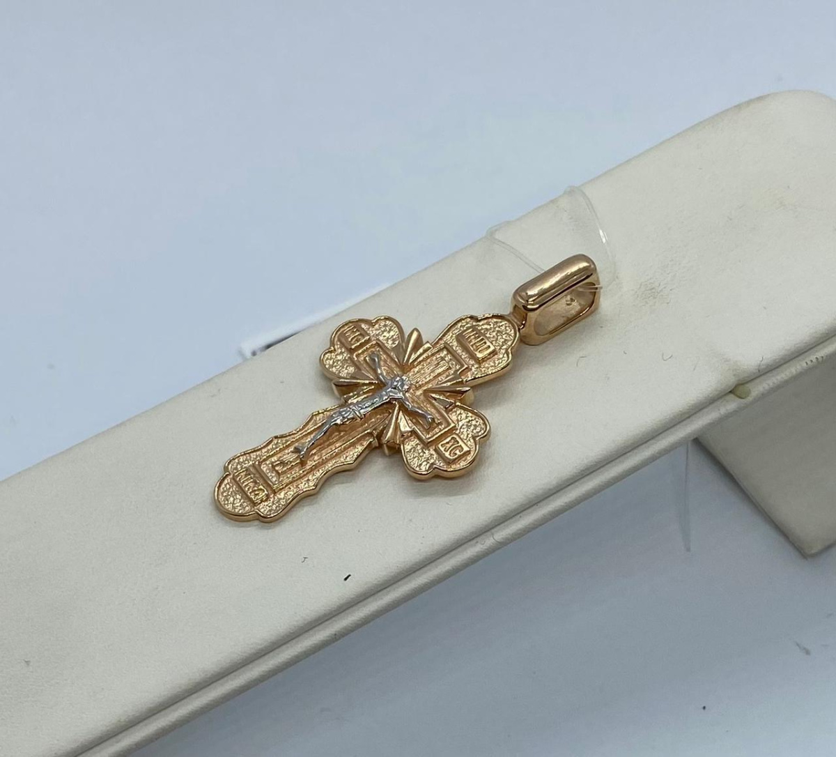 ПОДВЕСКА КРЕСТ без камня (Au 585)