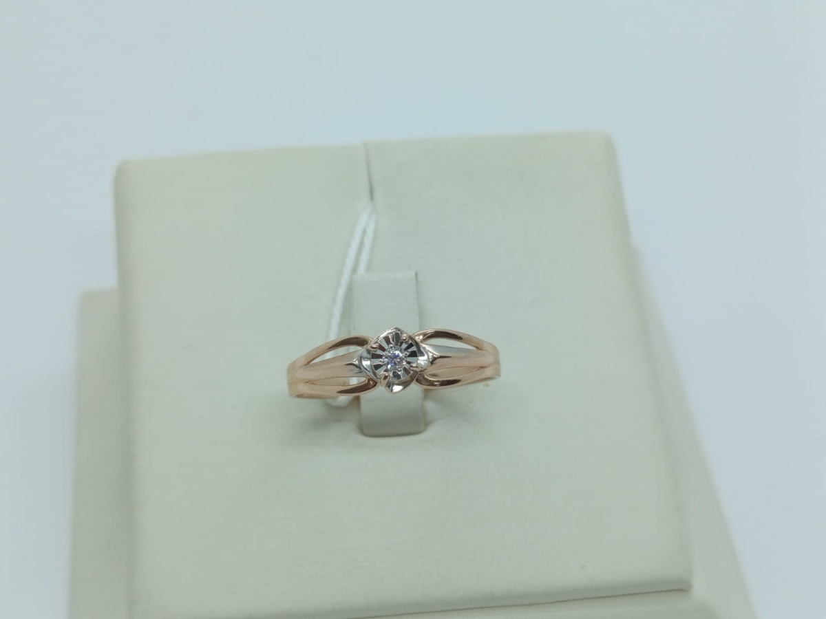 КОЛЬЦО БРИЛЛИАНТ Au 585