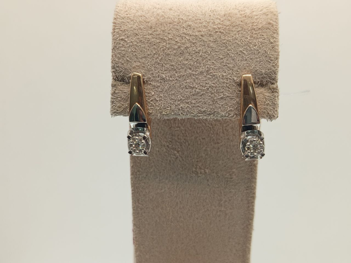 СЕРЬГИ БРИЛЛИАНТ (Au 585)