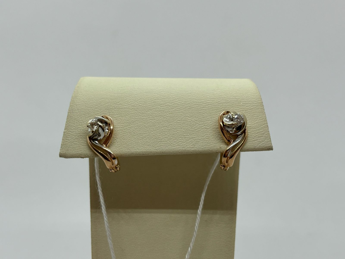 СЕРЬГИ БРИЛЛИАНТ (Au 585)