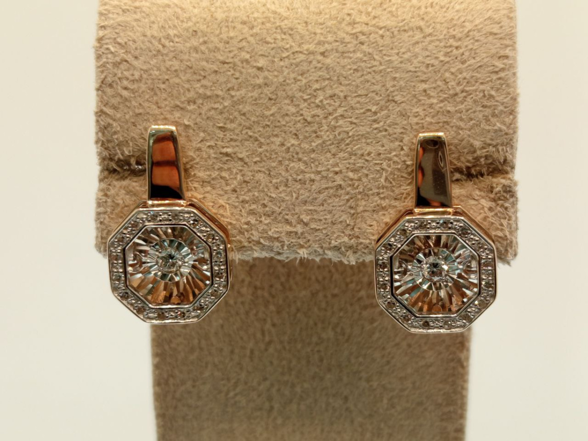 СЕРЬГИ БРИЛЛИАНТ (Au 585)