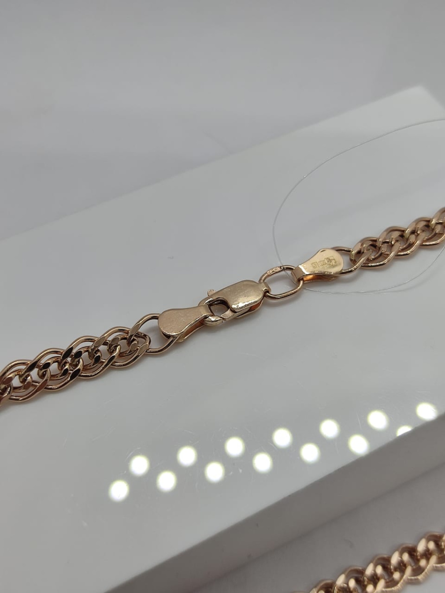 8080155П-55 ЦЕПЬ ПУСТОТЕЛАЯ Нона (Au 585)