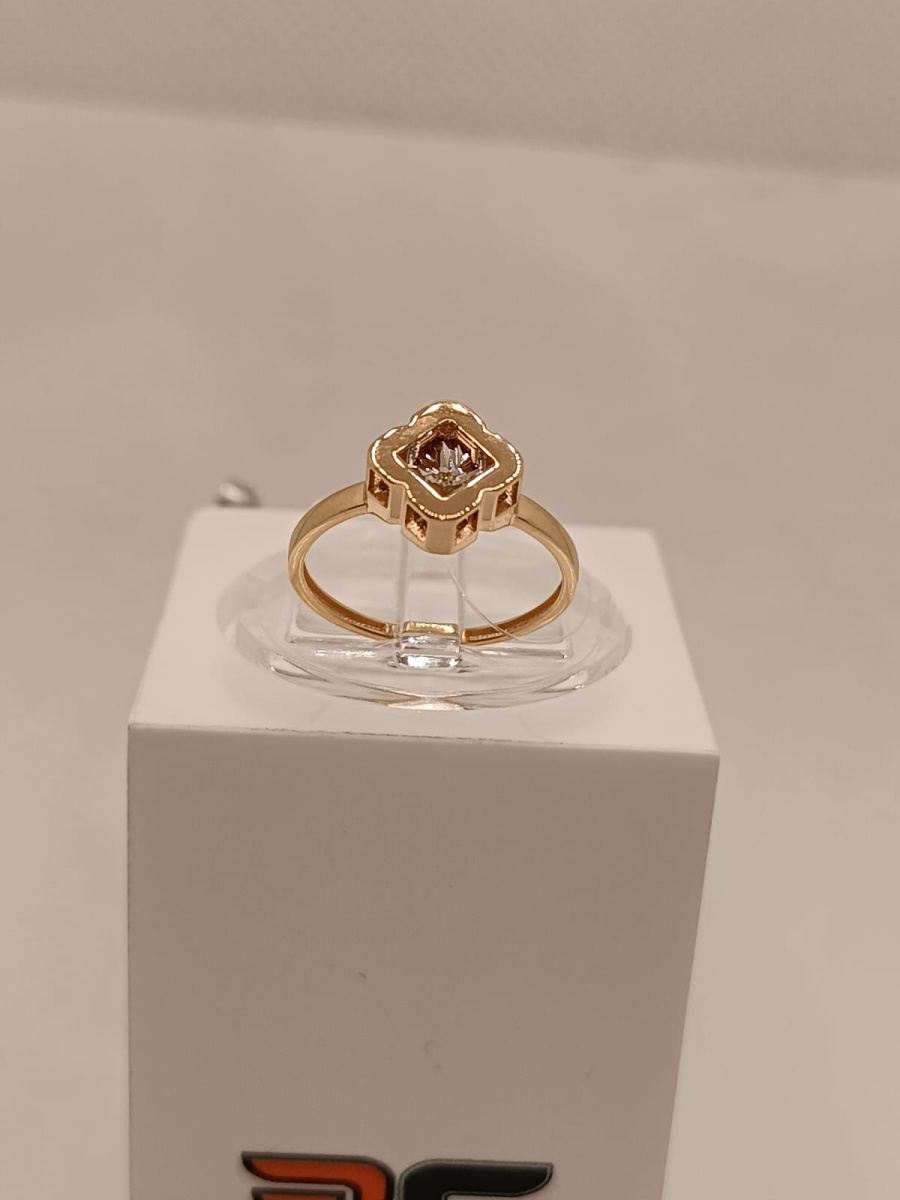 01-11-5915-11-00 КОЛЬЦО БРИЛЛИАНТ (Au 585)