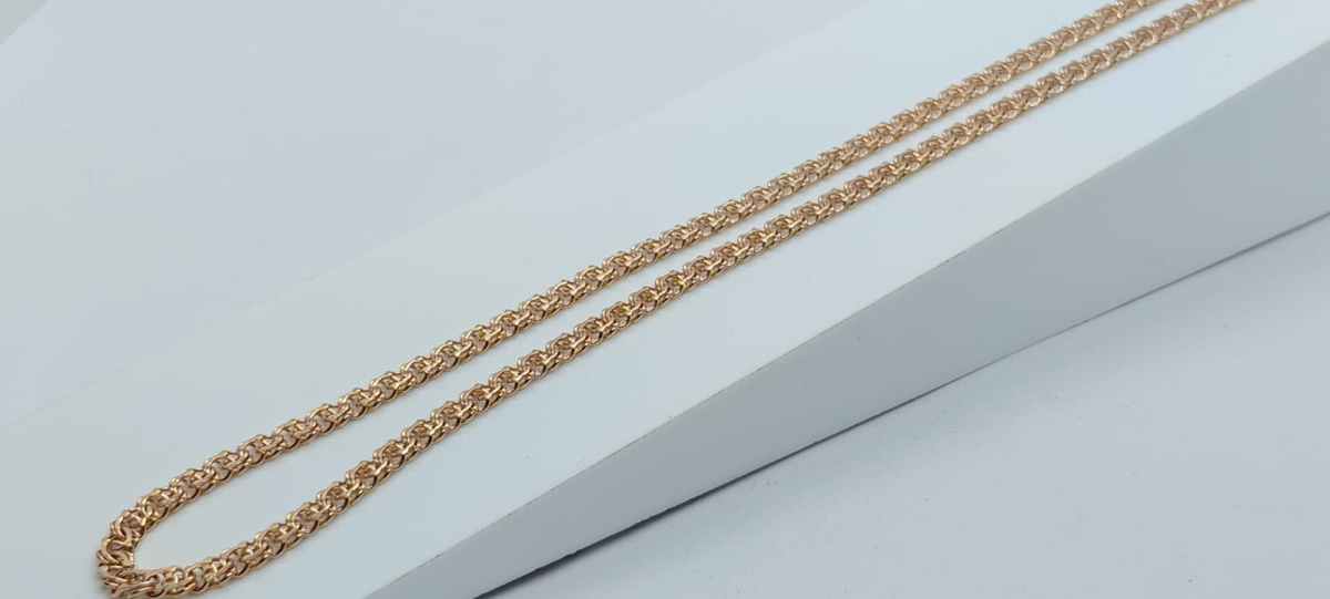 ЦЕПЬ ПОЛНОВЕСНАЯ Бисмарк арбский (Au 585) ЦЕПЬ ПОЛНОВЕСНАЯ Бисмарк арбский (Au 585)