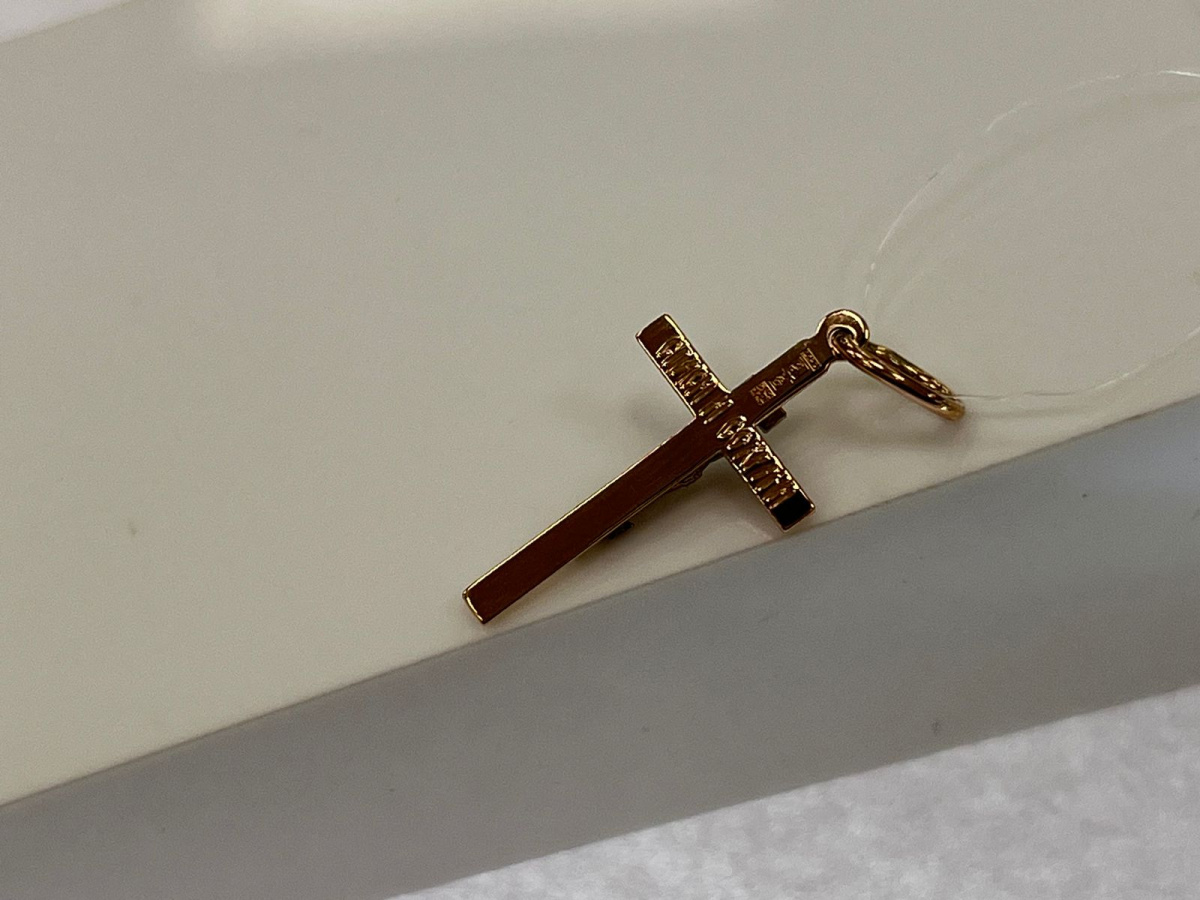 ПОДВЕСКА КРЕСТ (Au 585)