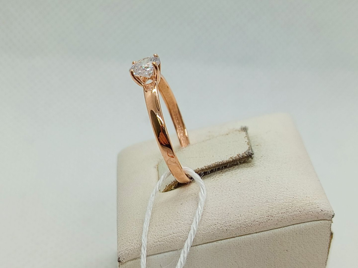 КОЛЬЦО С КАМНЕМ (Au 585)