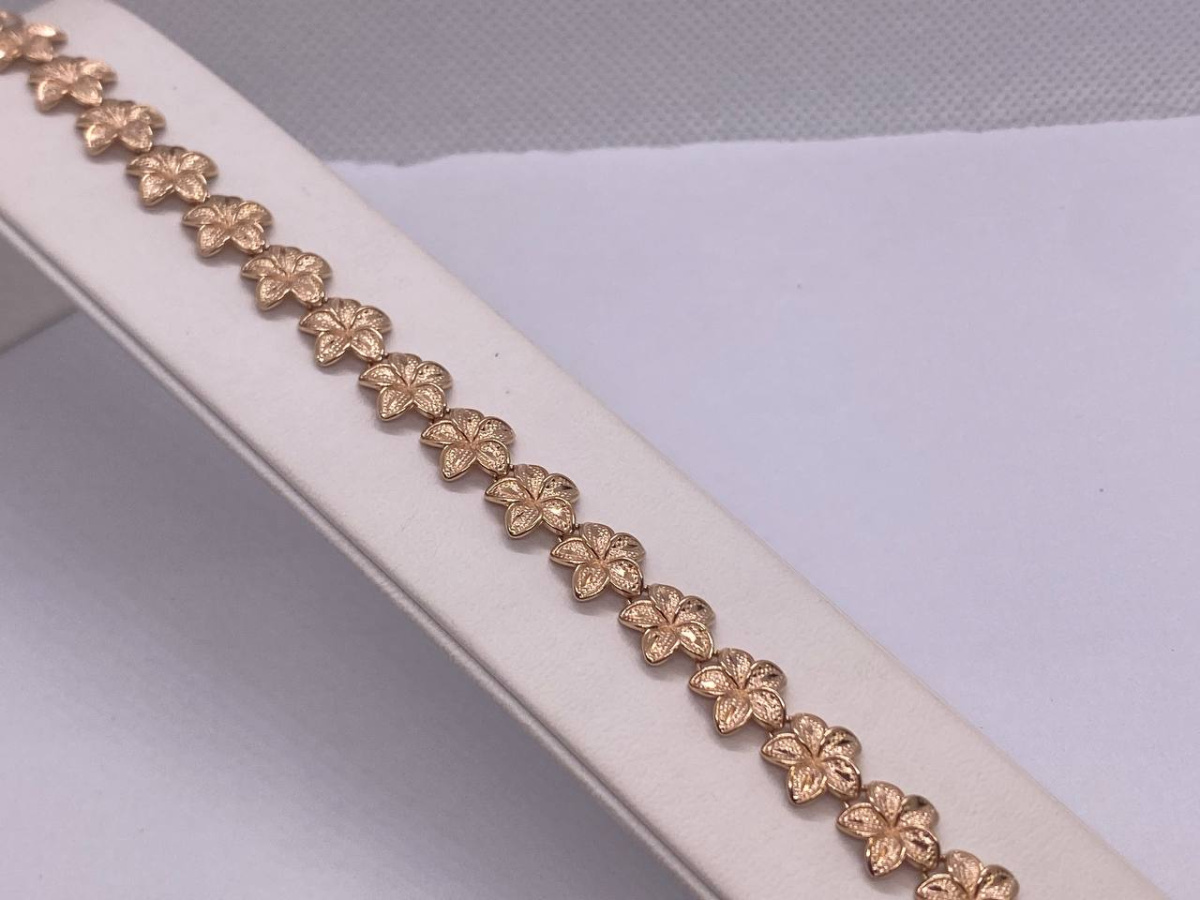 БРАСЛЕТ ПОЛНОВЕСНЫЙ Фантазия Au 585