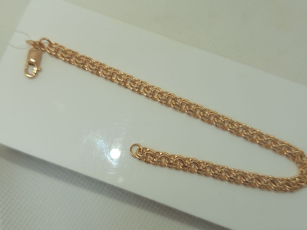 НБ 12-316ПГ БРАСЛЕТ ПУСТОТЕЛЫЙ (Au 585)