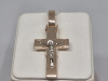 ПОДКБК585 ПОДВЕСКА КРЕСТ БЕЗ КАМНЯ (Au 585)