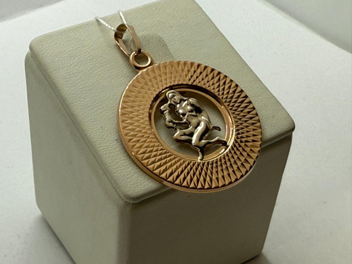 ПОДВЕСКА ЗНАК ЗОДИАКА ДЕВА (Au 585)