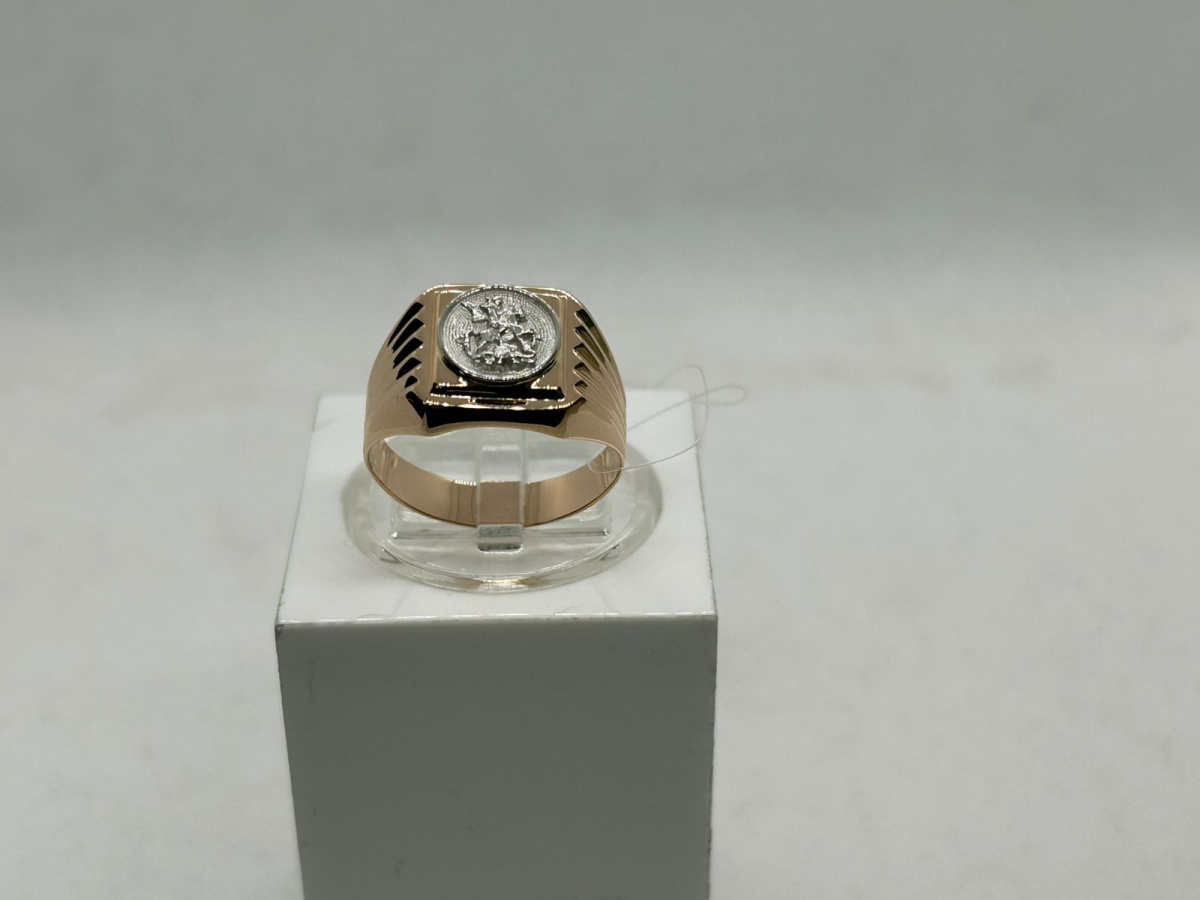 КОЛЬЦО ПЕЧАТКА без камня (Au 585)