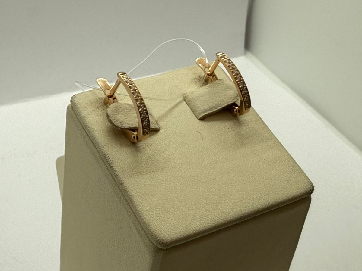 СЕРЬГИ С КАМНЯМИ (Au 585) СЕРЬГИ С КАМНЯМИ (Au 585)