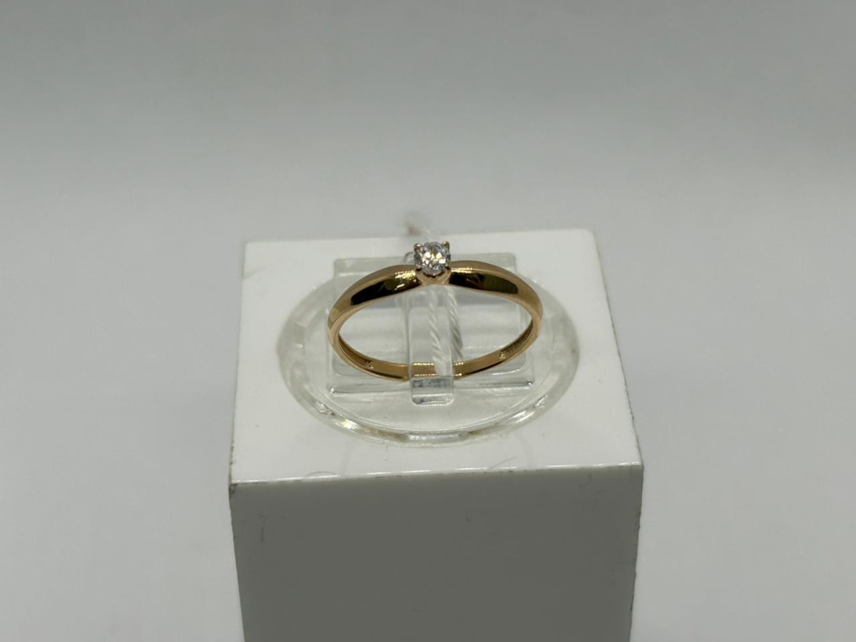 КОЛКМ585 КОЛЬЦО С КАМНЕМ (Au 585)