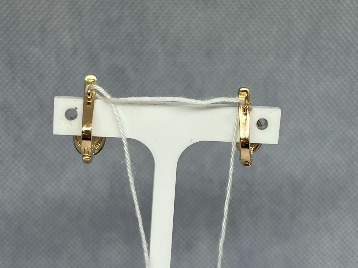 СКМИ585 СЕРЬГИ С КАМНЯМИ (Au 585)